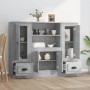 Hohes Sideboard 3 Stück Sperrholz grauer Beton von vidaXL, Sideboards - Ref: Foro24-3185315, Preis: 184,37 €, Rabatt: %