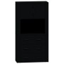 Tall black plywood sideboard by vidaXL, Sideboards - Ref: Foro24-3185384, Price: 163,68 €, Discount: %