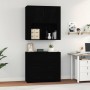 Tall black plywood sideboard by vidaXL, Sideboards - Ref: Foro24-3185384, Price: 163,68 €, Discount: %