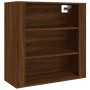 Tall oak brown plywood sideboard by vidaXL, Sideboards - Ref: Foro24-3185398, Price: 144,99 €, Discount: %