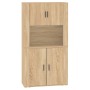 Tall oak-colored plywood sideboard by vidaXL, Sideboards - Ref: Foro24-3185354, Price: 162,62 €, Discount: %