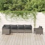 7-piece garden furniture set and gray synthetic rattan cushions by vidaXL, Garden sets - Ref: Foro24-3187286, Price: 516,99 €...