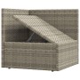 8-piece garden furniture set and gray synthetic rattan cushions by vidaXL, Garden sets - Ref: Foro24-3187228, Price: 738,99 €...