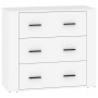 Aparadores 3 piezas madera contrachapada blanco de vidaXL, Aparadores - Ref: Foro24-3185399, Precio: 271,52 €, Descuento: %