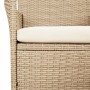 3-piece garden dining set with beige synthetic rattan cushions by vidaXL, Garden sets - Ref: Foro24-3187348, Price: 194,28 €,...