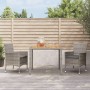 3-piece garden dining set with gray synthetic rattan cushions by vidaXL, Garden sets - Ref: Foro24-3187404, Price: 232,63 €, ...