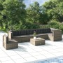 7-teiliges Gartenmöbel-Set und graue synthetische Rattankissen von vidaXL, Gartensets - Ref: Foro24-3187216, Preis: 617,61 €,...