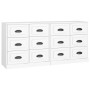 Sideboards 2 Stück weißes Sperrholz von vidaXL, Sideboards - Ref: Foro24-3185279, Preis: 192,18 €, Rabatt: %