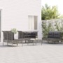 7-piece garden furniture set and gray synthetic rattan cushions by vidaXL, Garden sets - Ref: Foro24-3187491, Price: 357,29 €...