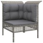 Garden furniture set 8 pieces and gray synthetic rattan cushions by vidaXL, Garden sets - Ref: Foro24-3187539, Price: 398,34 ...