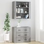 Tall gray Sonoma plywood sideboard by vidaXL, Sideboards - Ref: Foro24-3185397, Price: 147,46 €, Discount: %