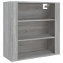 Aparador alto de madera contrachapada gris Sonoma de vidaXL, Aparadores - Ref: Foro24-3185397, Precio: 149,81 €, Descuento: %