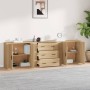 Sideboards 3 pieces sonoma oak plywood by vidaXL, Sideboards - Ref: Foro24-3185402, Price: 246,01 €, Discount: %