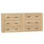 Sideboards 2 pieces sonoma oak plywood by vidaXL, Sideboards - Ref: Foro24-3185410, Price: 201,99 €, Discount: %