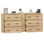 Sideboards 2 pieces sonoma oak plywood by vidaXL, Sideboards - Ref: Foro24-3185410, Price: 201,99 €, Discount: %