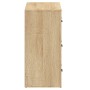 Aparadores 2 piezas madera contrachapada color roble sonoma de vidaXL, Aparadores - Ref: Foro24-3185410, Precio: 193,27 €, De...