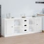 Sideboards 3 units glossy white plywood by vidaXL, Sideboards - Ref: Foro24-3185257, Price: 184,45 €, Discount: %