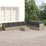 Garden furniture set 8 pieces and gray synthetic rattan cushions by vidaXL, Garden sets - Ref: Foro24-3187208, Price: 738,99 ...