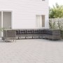 10-piece garden furniture set and gray synthetic rattan cushions by vidaXL, Garden sets - Ref: Foro24-3187535, Price: 595,32 ...