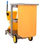 Cleaning cart with polypropylene mop bucket by vidaXL, Maintenance carts and caddies - Ref: Foro24-3186936, Price: 224,54 €, ...