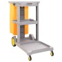 Cleaning cart with polypropylene mop bucket by vidaXL, Maintenance carts and caddies - Ref: Foro24-3186936, Price: 224,54 €, ...