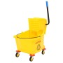 Cleaning cart with polypropylene mop bucket by vidaXL, Maintenance carts and caddies - Ref: Foro24-3186936, Price: 224,54 €, ...