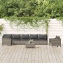 8-teiliges Gartenmöbel-Set und graue synthetische Rattankissen von vidaXL, Gartensets - Ref: Foro24-3187285, Preis: 627,25 €,...