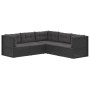 5-piece garden furniture set and black synthetic rattan cushions by vidaXL, Garden sets - Ref: Foro24-3187117, Price: 493,92 ...