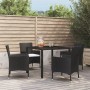 5-piece garden furniture set with black synthetic rattan cushions by vidaXL, Garden sets - Ref: Foro24-3187317, Price: 293,45...