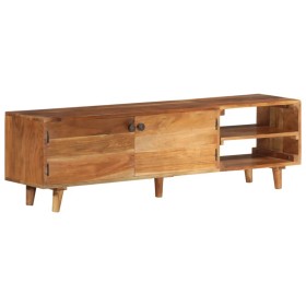 Acacia wood TV cabinet with honey finish 140x30x40 cm by vidaXL, TV Furniture - Ref: Foro24-337847, Price: 180,88 €, Discount: %