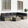 7-teiliges Gartenmöbel-Set und graue synthetische Rattankissen von vidaXL, Gartensets - Ref: Foro24-3187182, Preis: 638,99 €,...