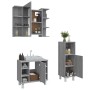 Set de muebles de baño 3 pzas madera contrachapada gris sonoma de vidaXL, Muebles de baño - Ref: Foro24-3187610, Precio: 182,...