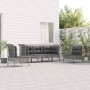 5-piece garden furniture set and gray synthetic rattan cushions by vidaXL, Garden sets - Ref: Foro24-3187486, Price: 264,76 €...