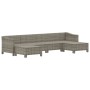 Set de muebles de jardín 6 pzas y cojines ratán sintético gris de vidaXL, Conjuntos de jardín - Ref: Foro24-3187295, Precio: ...