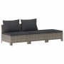 Set de muebles de jardín 6 pzas y cojines ratán sintético gris de vidaXL, Conjuntos de jardín - Ref: Foro24-3187295, Precio: ...