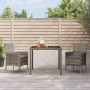 Set comedor de jardín 3 piezas con cojines ratán sintético gris de vidaXL, Conjuntos de jardín - Ref: Foro24-3187332, Precio:...