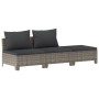 Set de muebles de jardín 9 pzas y cojines ratán sintético gris de vidaXL, Conjuntos de jardín - Ref: Foro24-3187299, Precio: ...