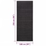 Sisal mat for scratching post black 100x250 cm by vidaXL, Cat Furniture Accessories - Ref: Foro24-3203442, Price: 113,33 €, D...