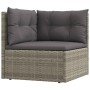 6-piece garden furniture set and gray synthetic rattan cushions by vidaXL, Garden sets - Ref: Foro24-3187196, Price: 544,99 €...