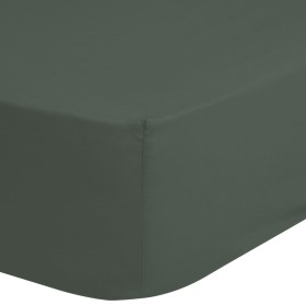 HIP Fitted sheet dark olive green 90x220 cm by HIP, Bed sheets - Ref: Foro24-438191, Price: 26,99 €, Discount: %