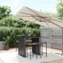 Bar table and garden stools 5 pieces acacia wood PE rattan black by vidaXL, Garden sets - Ref: Foro24-3187684, Price: 332,64 ...