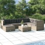 7-piece garden furniture set with gray synthetic rattan cushions by vidaXL, Garden sets - Ref: Foro24-3187215, Price: 642,29 ...