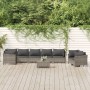 9-teiliges Gartenmöbel-Set und graue synthetische Rattankissen von vidaXL, Gartensets - Ref: Foro24-3187290, Preis: 605,99 €,...