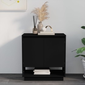 Black plywood sideboard 70x41x75 cm by vidaXL, Sideboards - Ref: Foro24-809540, Price: 67,99 €, Discount: %