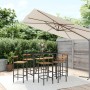 Bar table and garden stools 7 pieces acacia wood PE rattan black by vidaXL, Garden sets - Ref: Foro24-3187694, Price: 351,47 ...