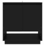 Black plywood sideboard 70x41x75 cm by vidaXL, Sideboards - Ref: Foro24-809540, Price: 68,26 €, Discount: %