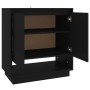 Aparador de madera contrachapada negro 70x41x75 cm de vidaXL, Aparadores - Ref: Foro24-809540, Precio: 68,26 €, Descuento: %