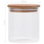 Storage jars with bamboo lids 10 units 600 ml by vidaXL, Cookie Jars - Ref: Foro24-150695, Price: 52,62 €, Discount: %