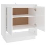 Aparador de madera contrachapada blanco brillante 70x41x75 cm de vidaXL, Aparadores - Ref: Foro24-809545, Precio: 60,99 €, De...