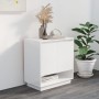 Aparador de madera contrachapada blanco brillante 70x41x75 cm de vidaXL, Aparadores - Ref: Foro24-809545, Precio: 60,99 €, De...